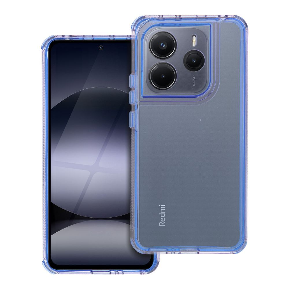 Telefontok Xiaomi Redmi Note 14 5G - Matrix Clear - kék / átlátszó hátlap tok
