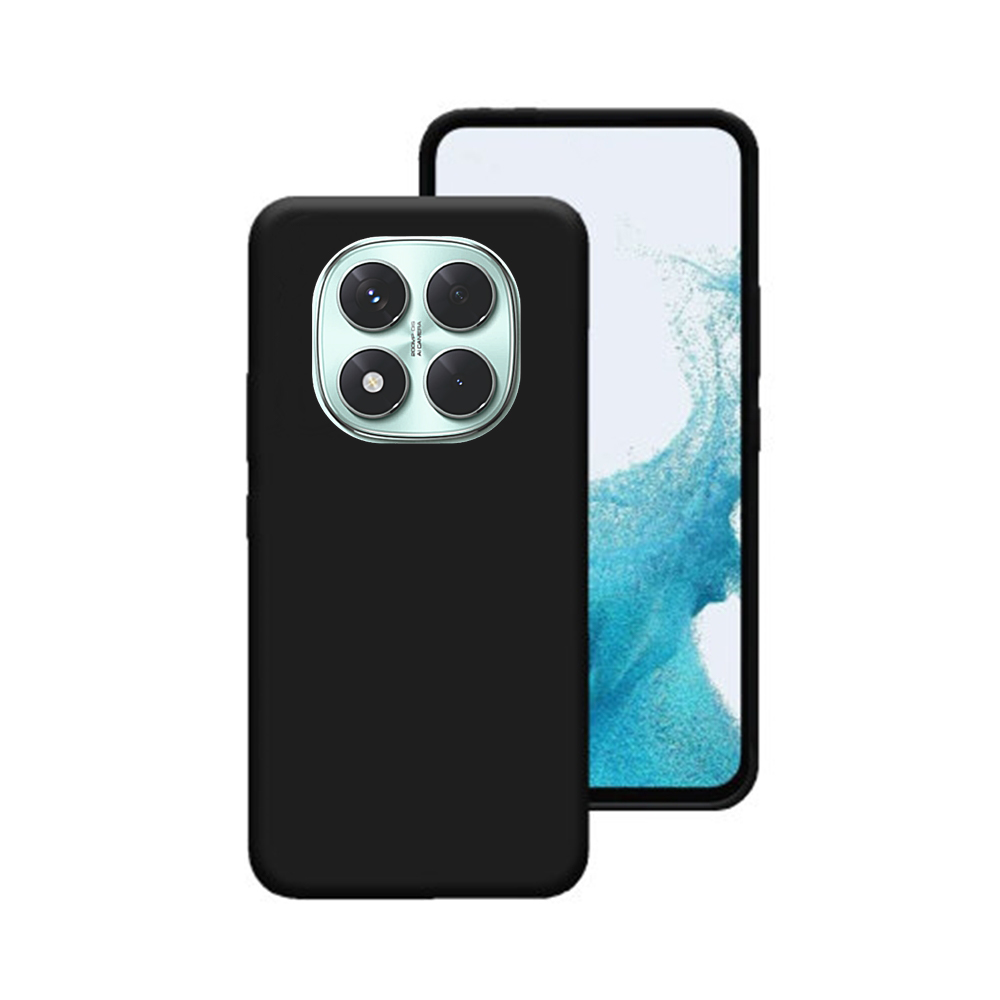 Xiaomi Redmi Note 14 Pro 5G - fekete szilikon hátlap tok
