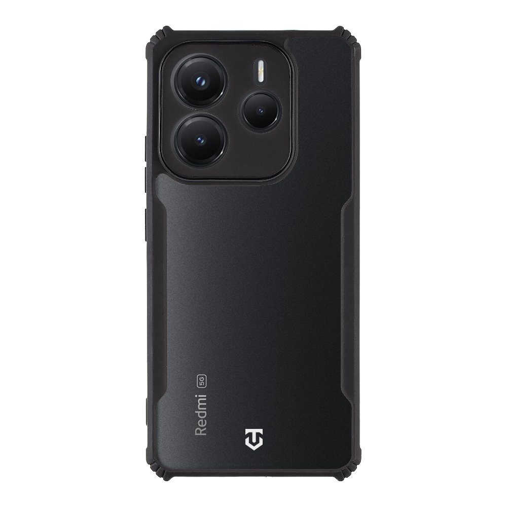 Xiaomi Redmi Note 14 5G telefontok - Tactical Quantum - fekete / átlátszó ütésálló hátlap tok