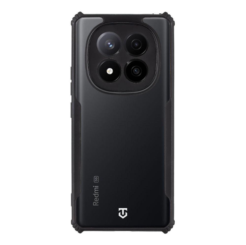 Xiaomi Redmi Note 14 Pro+ 5G telefontok - Tactical Quantum - fekete / átlátszó ütésálló hátlap tok