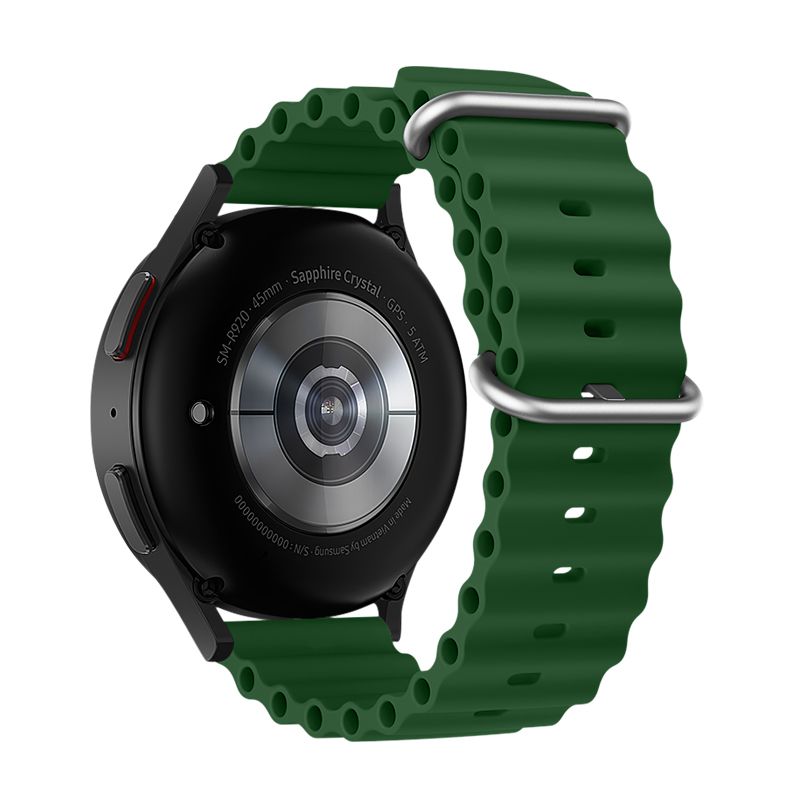 Huawei Watch GT 5 (46 mm) okosóra szíj - F- Design FS01 - zöld szilikon szíj (szíj szélesség: 22 mm) ﻿