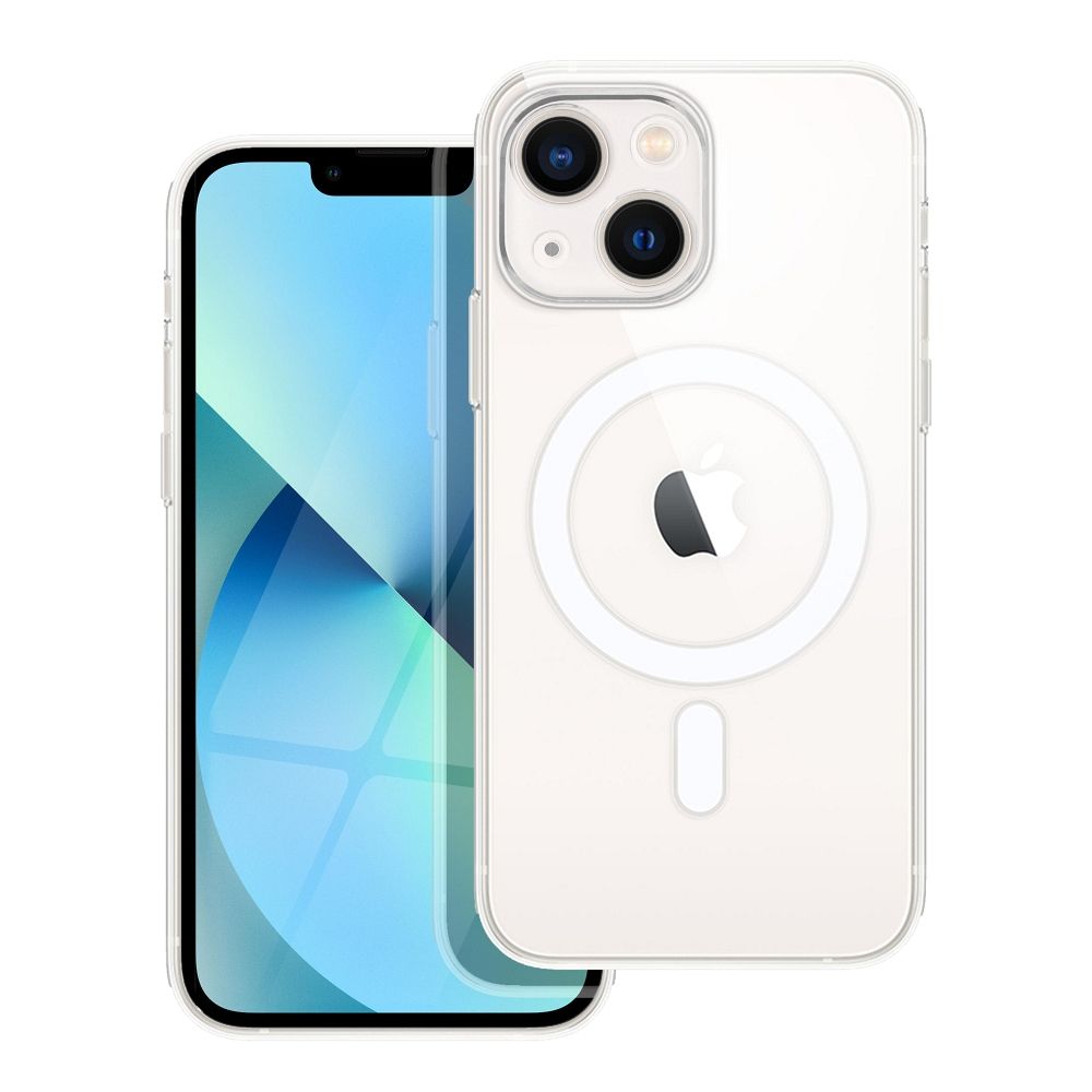 Telefontok iPhone 14 Plus - MagSafe kompatibilis átlátszó hátlap tok
