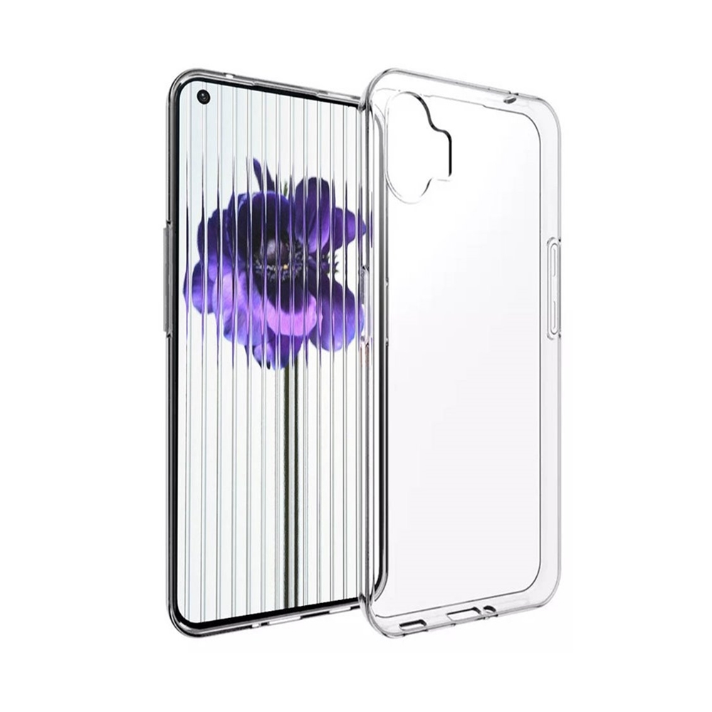 Telefontok Nothing Phone (3a) - átlátszó szilikon hátlap tok