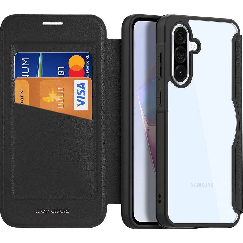 Telefontok Samsung Galaxy A56 5G - Dux Ducis SKIN X PRO fekete könyvtok