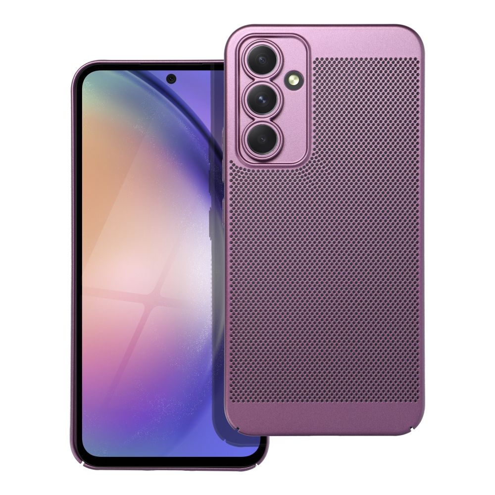 Telefontok Samsung Galaxy A36 5G - BREEZY - lila műanyag hátlap tok