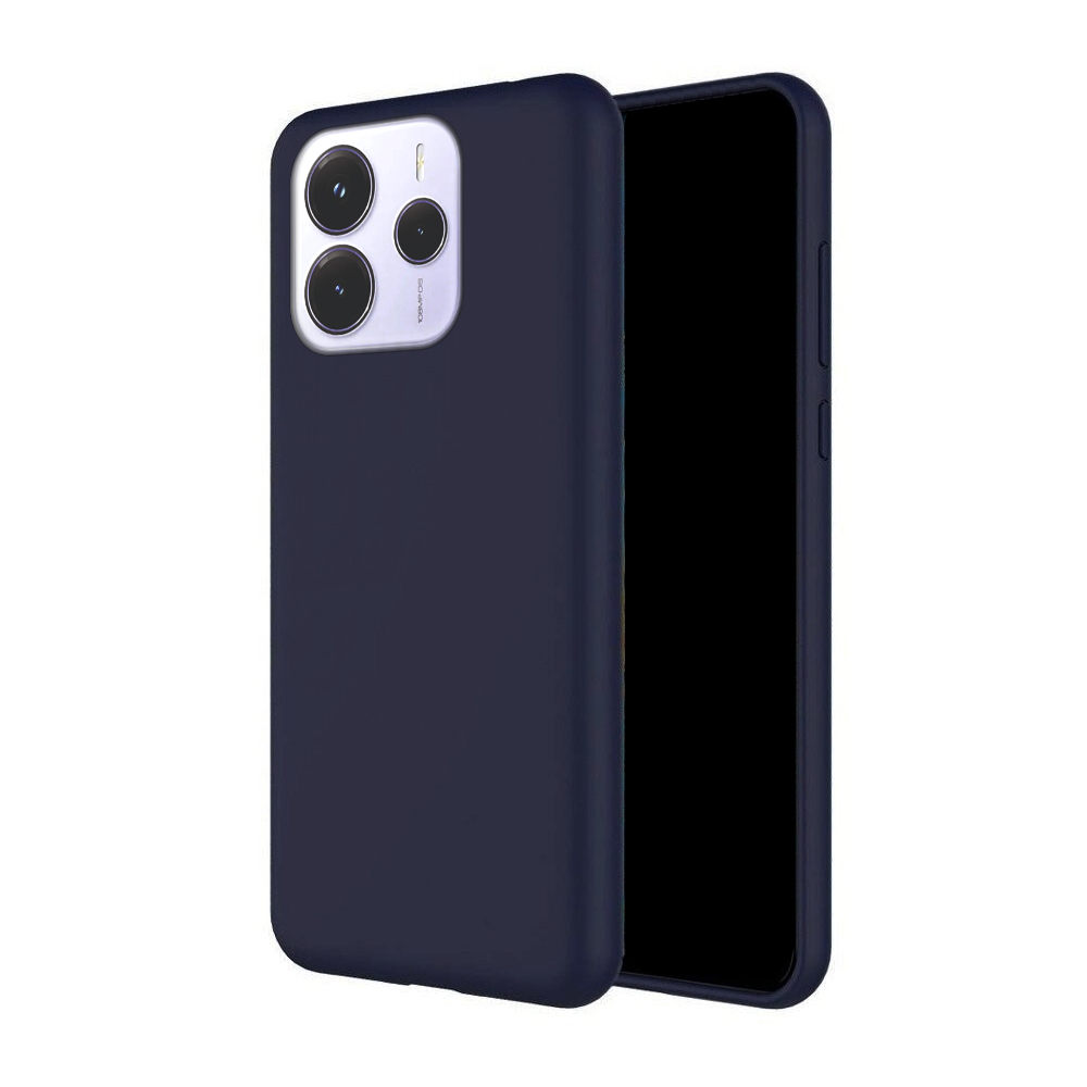 Telefontok Xiaomi Redmi Note 14 4G / LTE - kék szilikon hátlap tok
