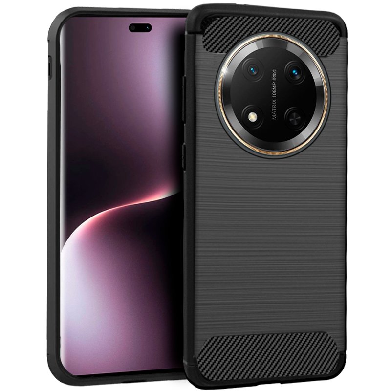 Telefontok Honor Magic7 Lite - CARBON - fekete szilikon hátlap tok