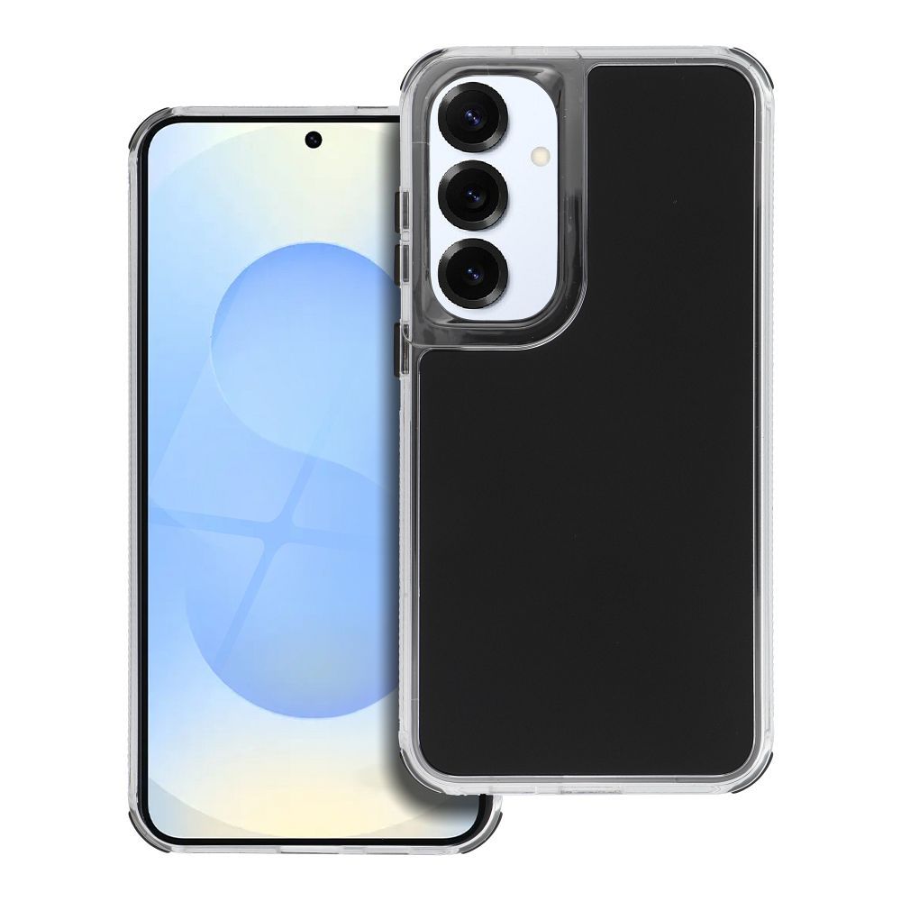 Samsung Galaxy A36 5G telefontok - Matrix - átlátszó/fekete műanyag hátlap tok ﻿