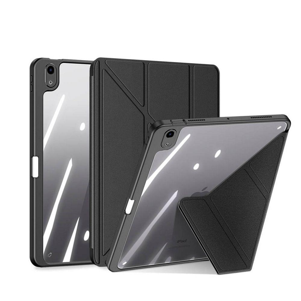 Tablettok iPad Air 7 (2025, M3, 11 coll) - DUX DUCIS Magi fekete ütésálló tok, ceruzatartóval