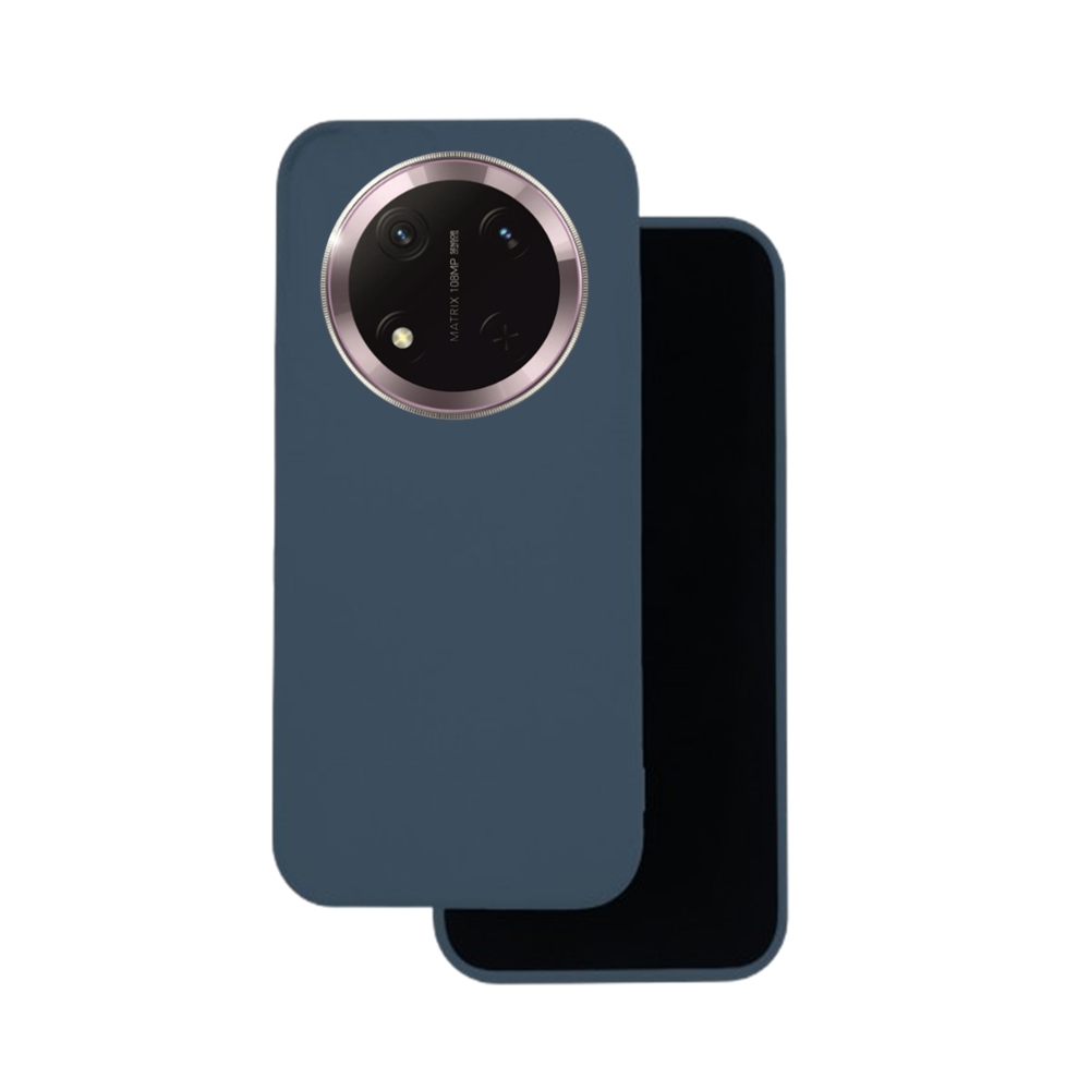 Honor Magic7 Lite telefontok - szürkéskék szilikon hátlap tok