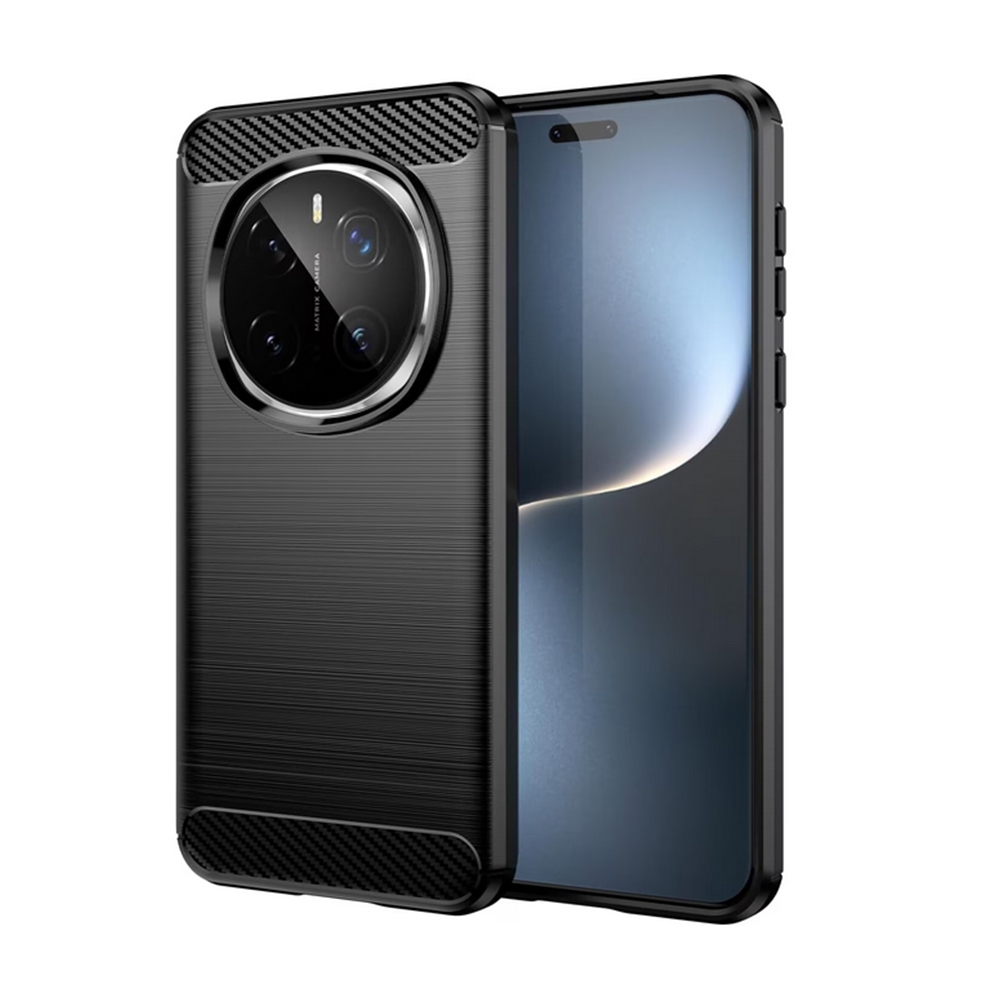 Telefontok Honor Magic7 Pro - CARBON - fekete szilikon hátlap tok
