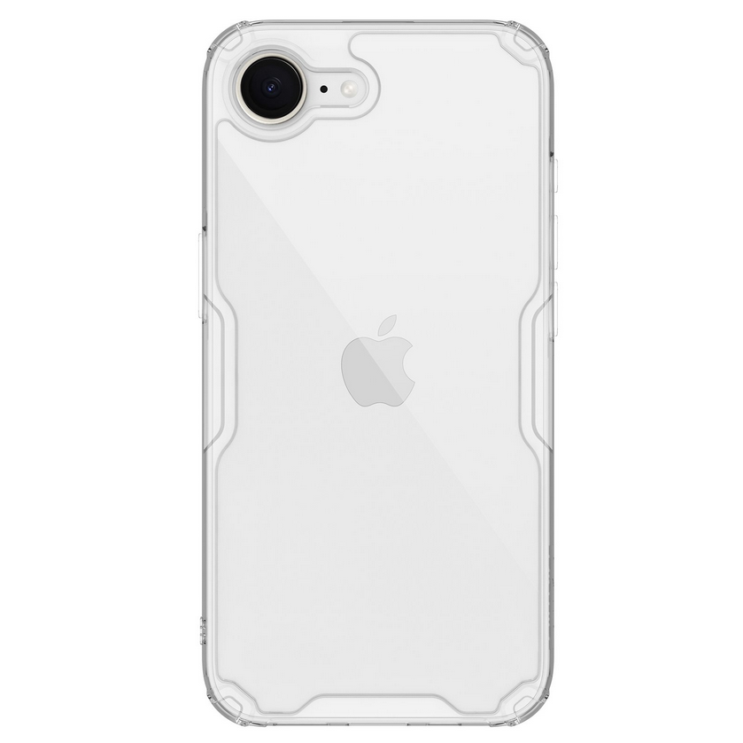 Telefontok iPhone 16e - Nillkin Nature TPU PRO - átlátszó ütésálló hátlap tok