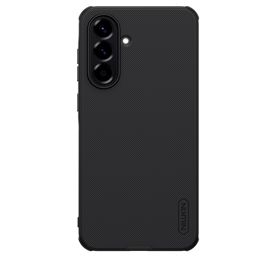 Telefontok Samsung Galaxy A56 5G - Nillkin Super Frosted - fekete hátlap tok beépített mágnessel (MagSafe kompatibilis)