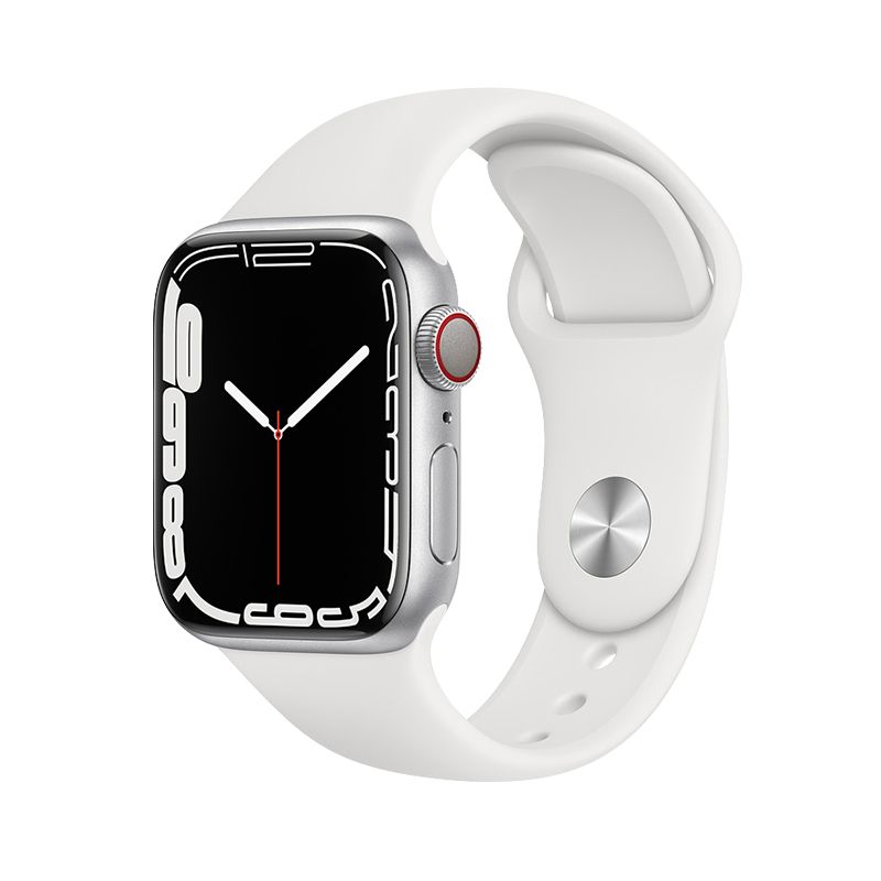 Apple Watch Series 1/2/3 (38 / 40 / 41 mm) okosóra szíj - F- Design FS01 - fehér szilikon szíj