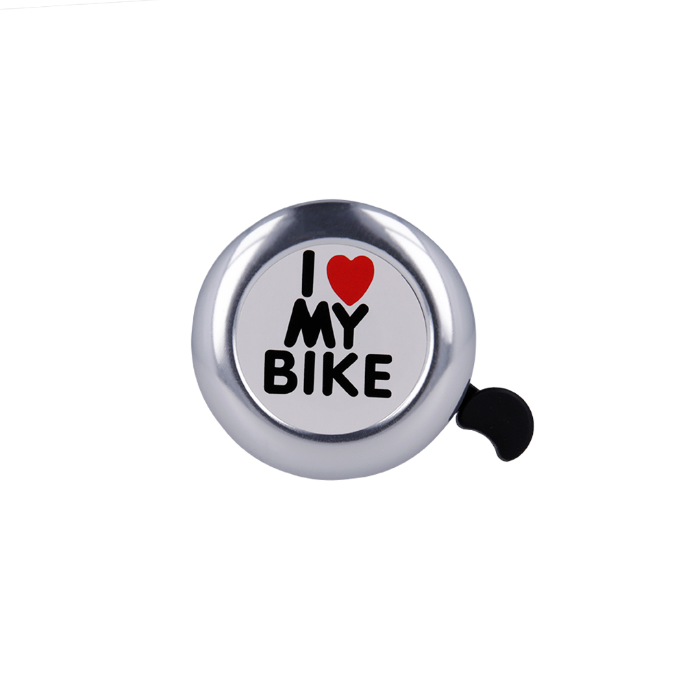Forever biciklis kiegészítő - I love my bike - kerékpár csengő, ezüst
