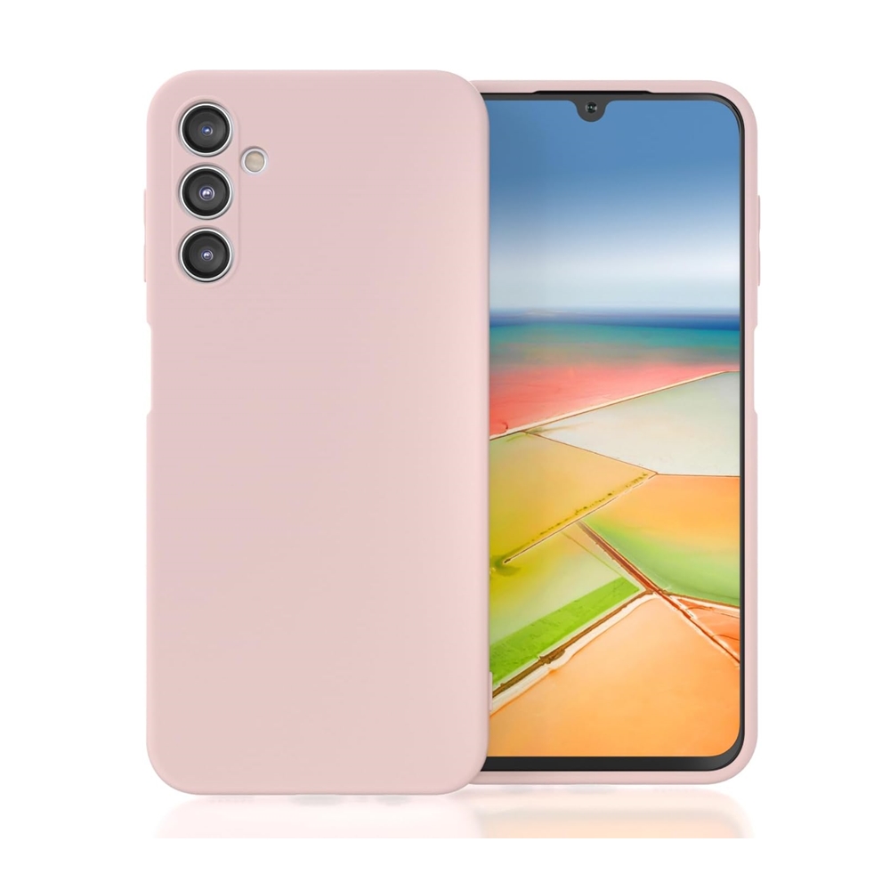 Samsung Galaxy A56 5G telefontok - púder pink szilikon hátlap tok