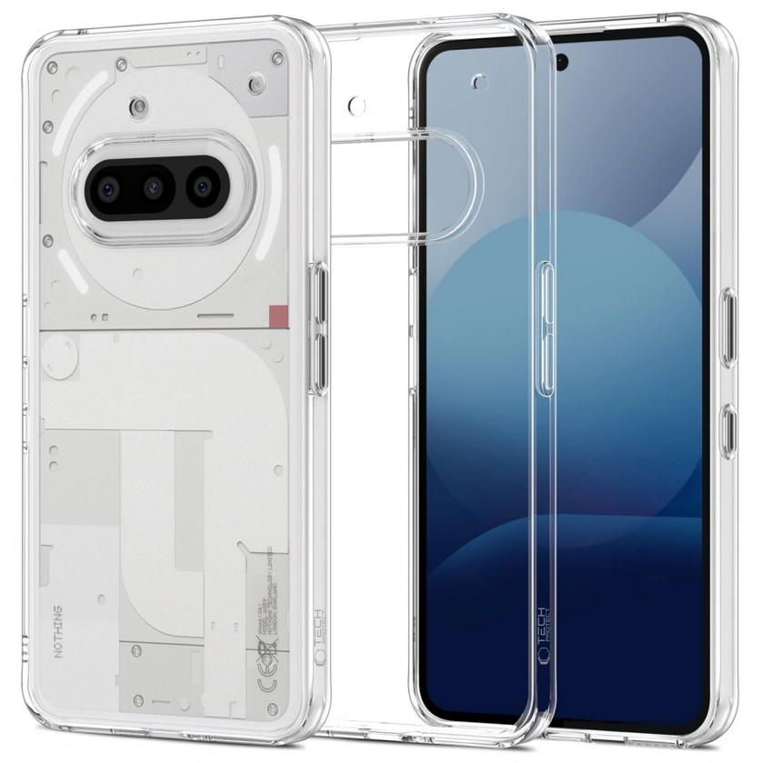 Telefontok Nothing Phone (3a) - FLEXAIR HYBRID átlátszó plexi hátlap tok
