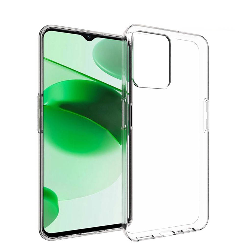 Telefontok Realme C75 - 2mm-es átlátszó szilikon hátlap tok 