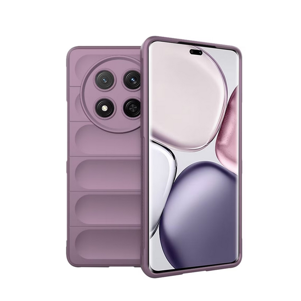 Telefontok Honor Magic7 Lite - Pastel Armor - mályva szilikon hátlap tok