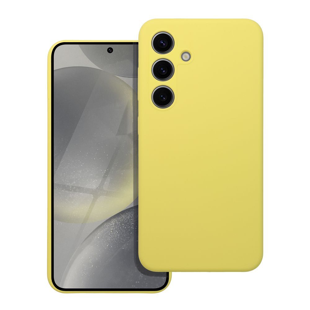 Telefontok Samsung Galaxy A26 5G - sárga szilikon hátlap tok