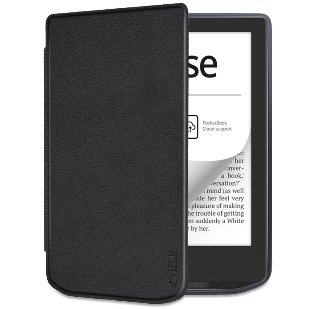 POCKETBOOK VERSE / LITE / PRO - E-könyv/E-book olvasó smartcase tok, Fekete