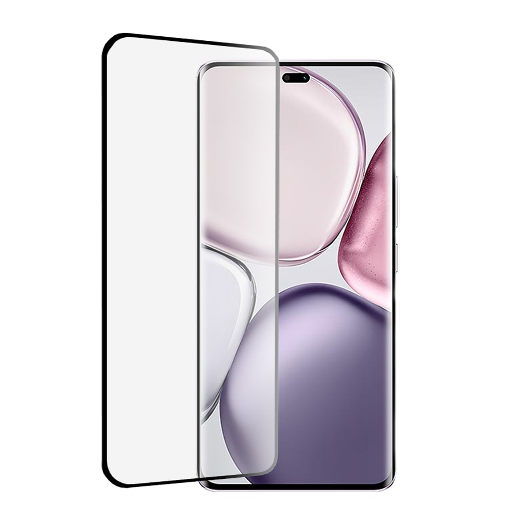 Honor Magic7 Lite - 0,15 mm, 3D flexibilis kijelzővédő fólia, fekete kerettel (az íves részre is ráhajlik)