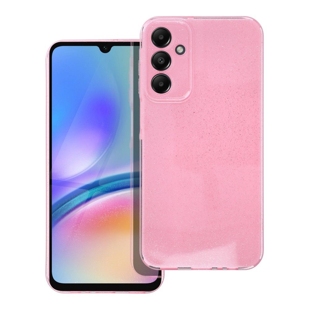 Samsung Galaxy A26 5G telefontok - Glitter - pink csillámos hátlap tok