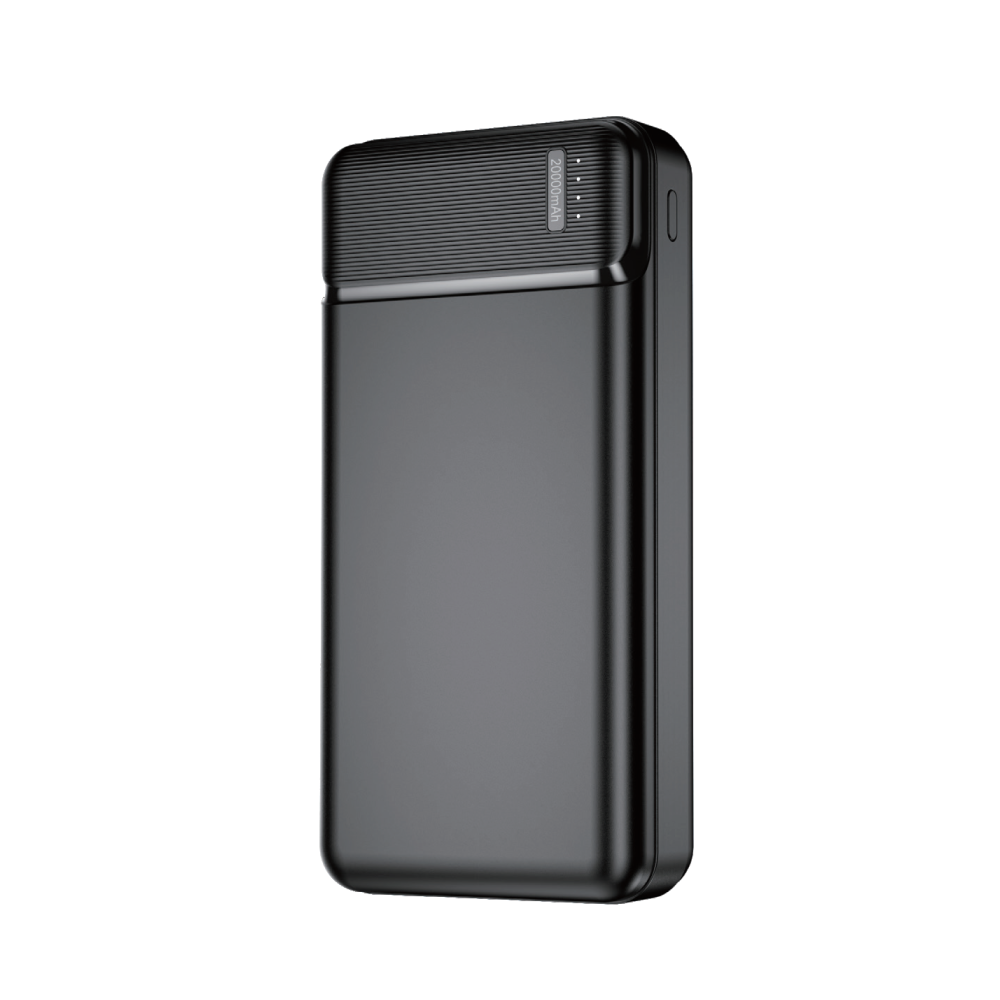 MaXlife MXPB-01 - fekete powerbank 2USB, 20000mAh, 2A ﻿