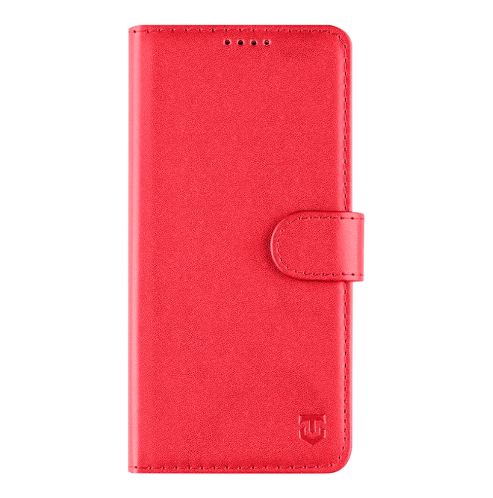 Xiaomi Redmi A5 telefontok - Tactical Field piros szilikon keretes könyvtok mágneses ráhajtófüllel