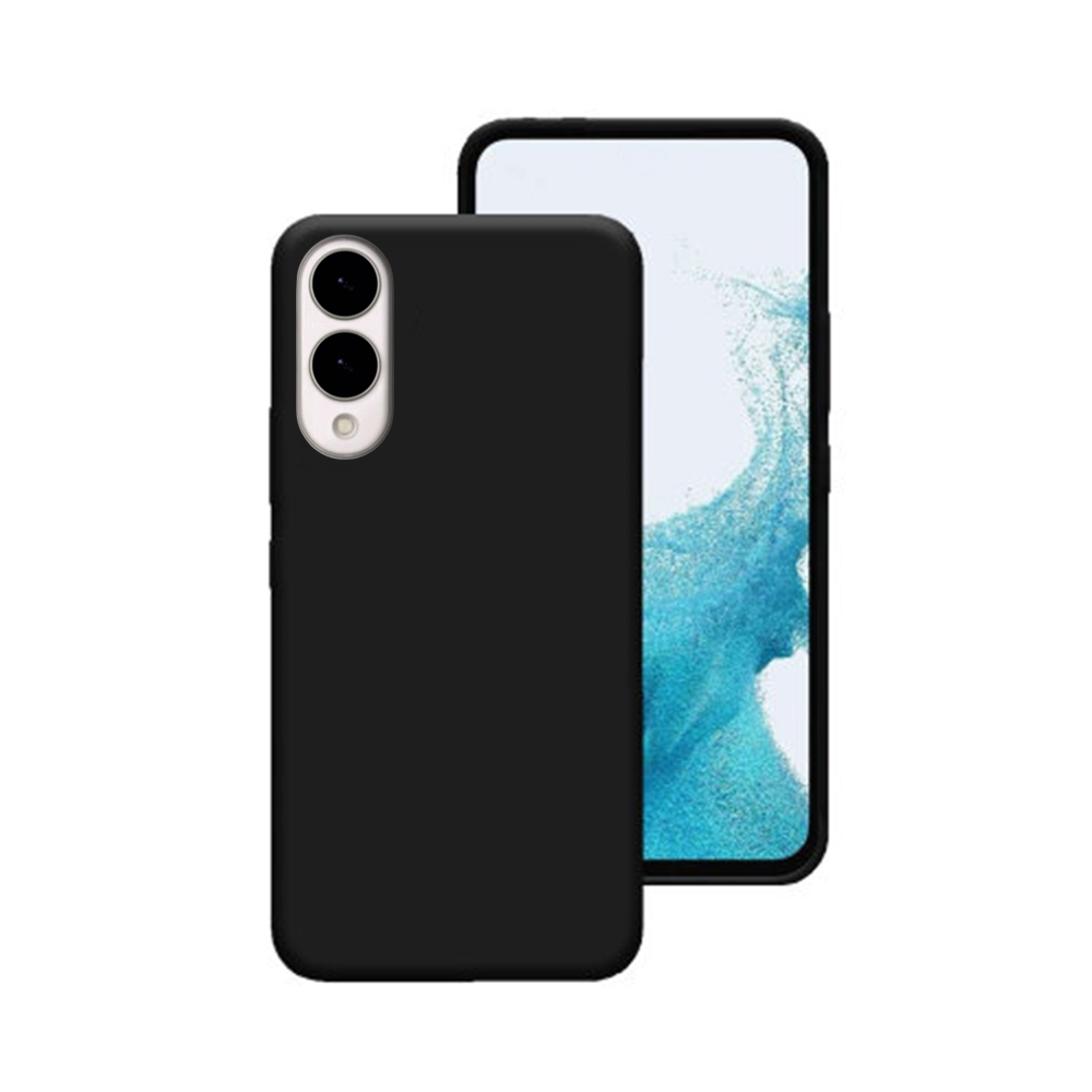Samsung Galaxy S25 Edge telefontok - fekete szilikon hátlap tok