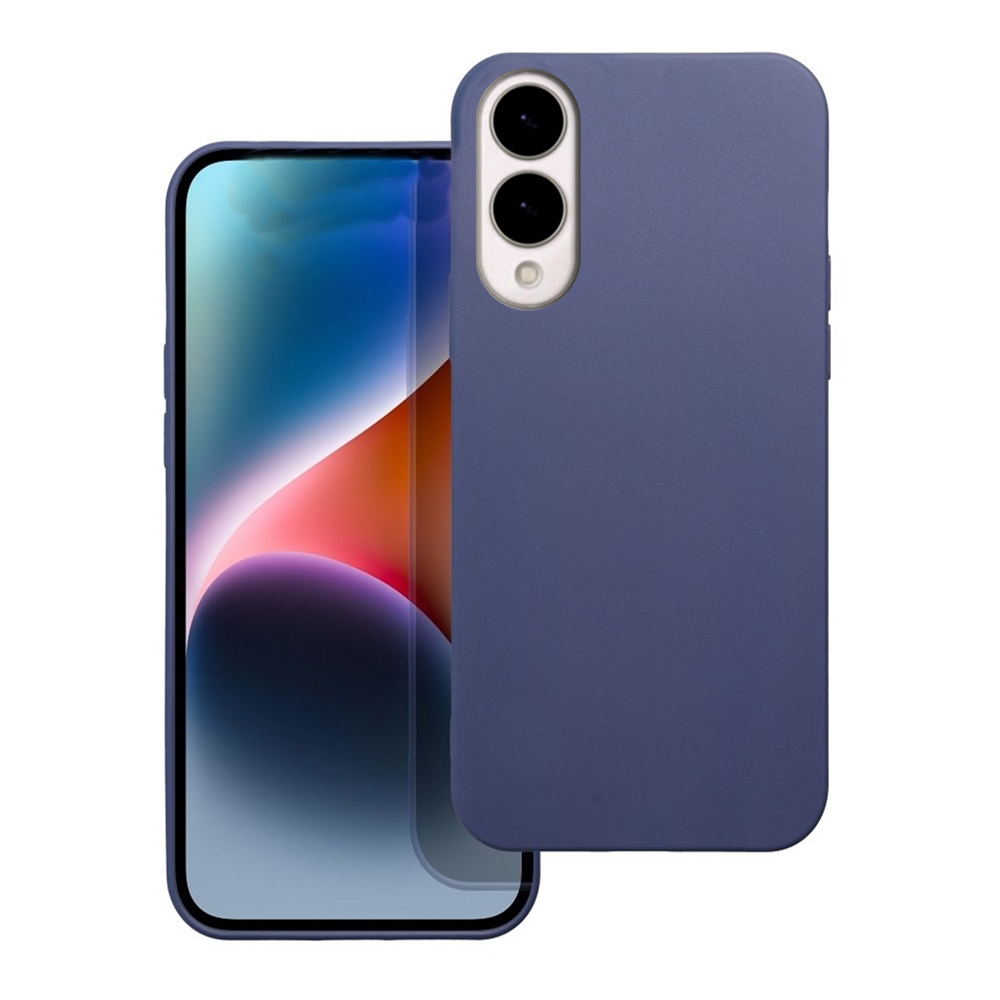 Samsung Galaxy S25 Edge telefontok - kék szilikon hátlap tok