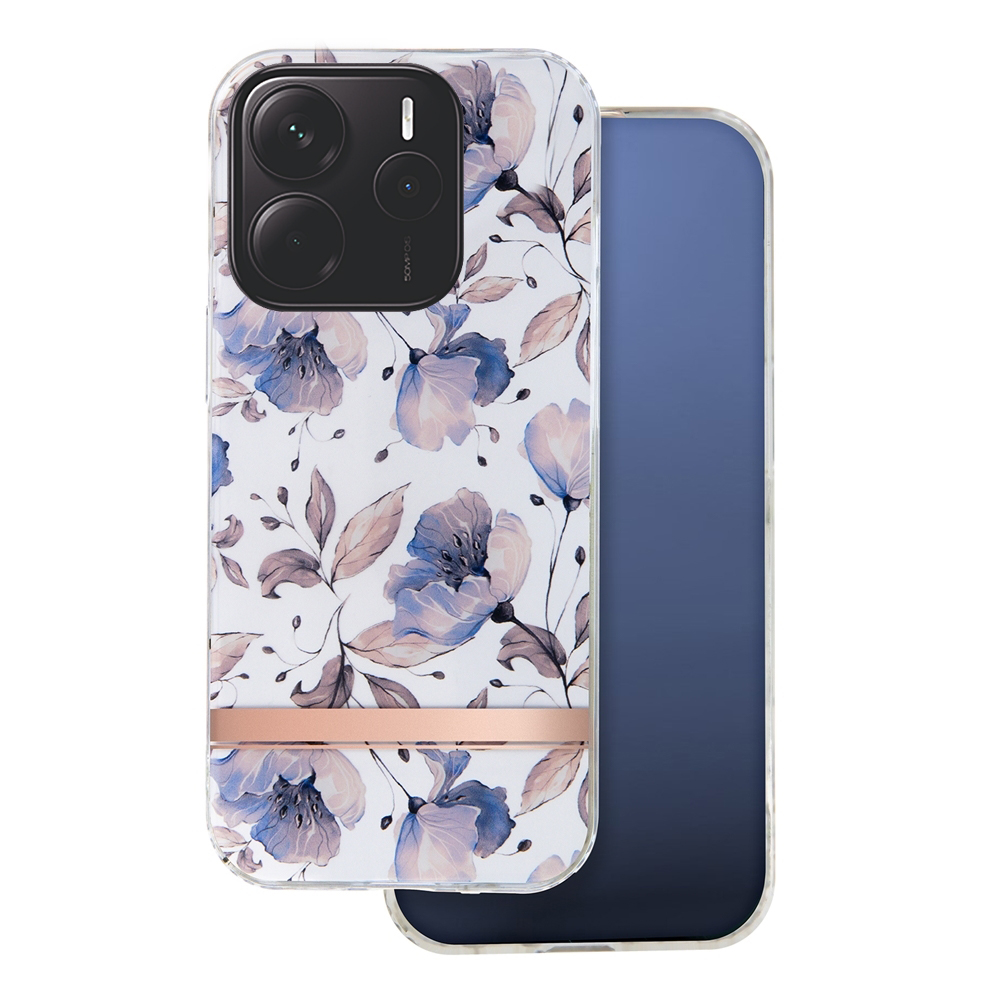 Xiaomi Redmi Note 14 5G telefontok - Ultra Trendy Chic2 - mintás átlátszó műanyag hátlap tok, szilikon kerettel ﻿