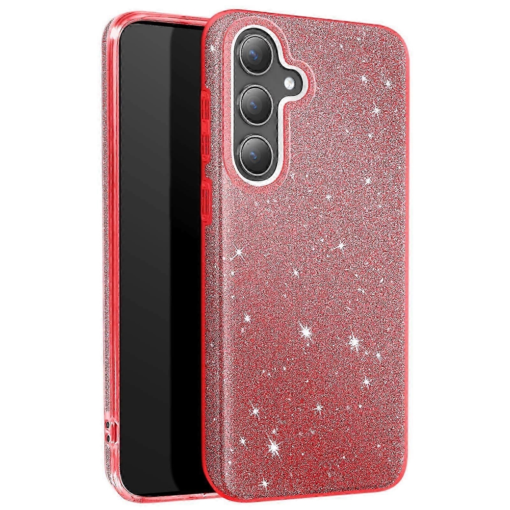 Samsung Galaxy A25 telefontok - Larte shiny - bordó csillámos hátlap tok