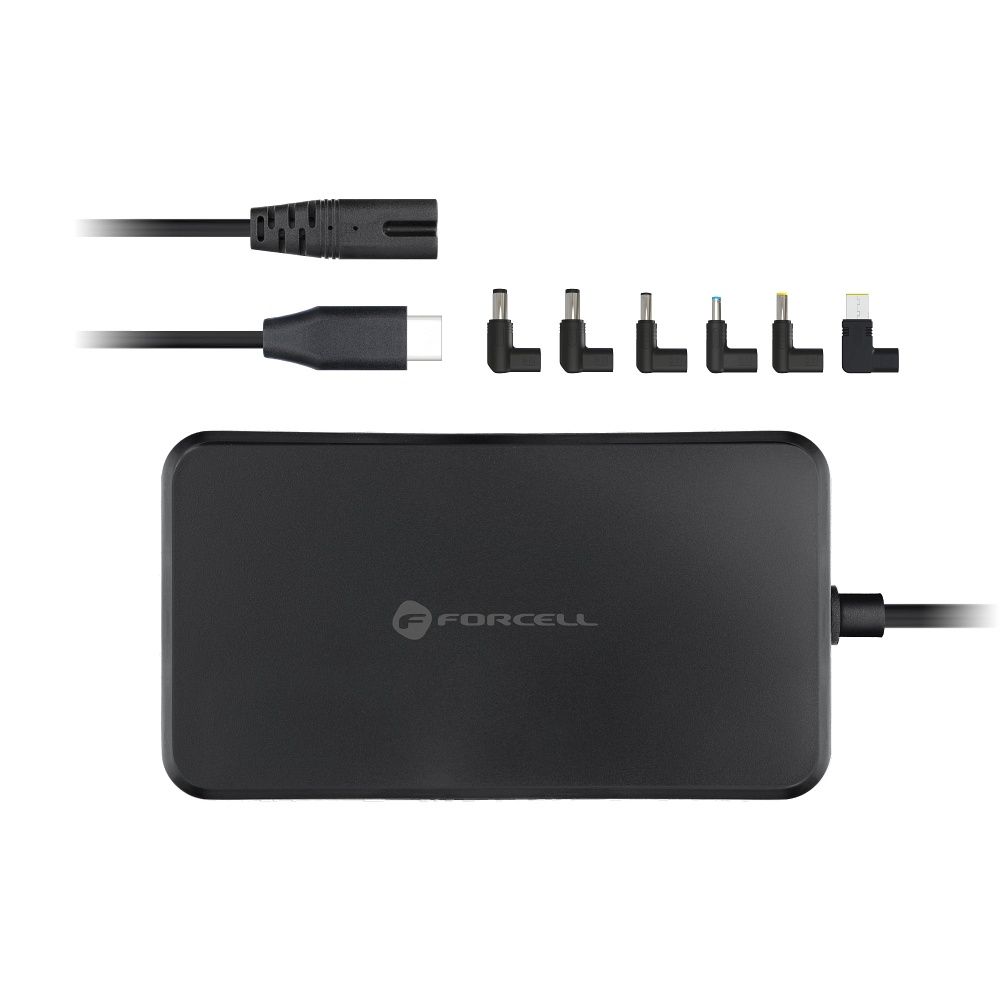 Forcell F-Energy E856 - laptop hálózati töltő, 6db csatlakozóval, 65W