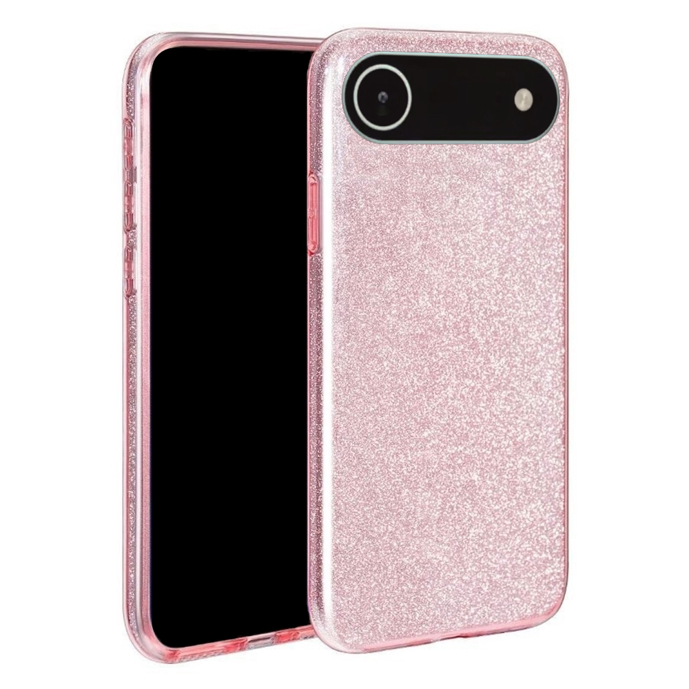 iPhone 17 Air telefontok - Pink Shiny hátlap tok 