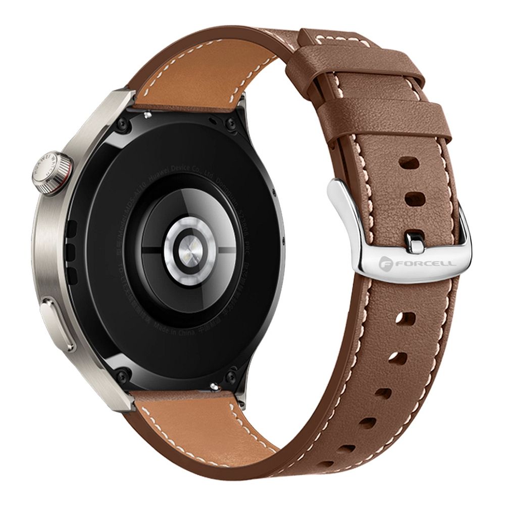 Xiaomi Watch 2 Pro okosóra szíj - barna eco bőr szíj (22 mm)