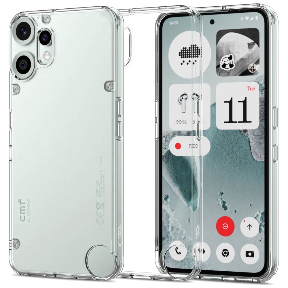 Telefontok Nothing CMF Phone 2 Pro - FLEXAIR HYBRID átlátszó plexi hátlap tok