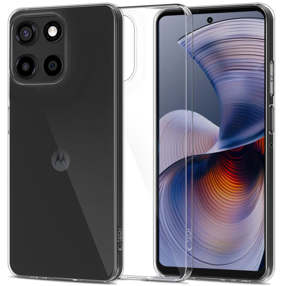 Telefontok MOTOROLA Moto G56 5G - FLEXAIR - átlátszó hátlap tok
