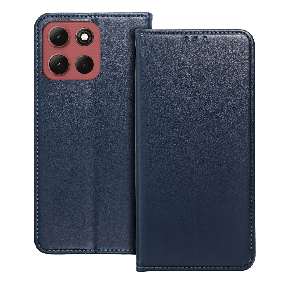 Telefontok Motorola Edge 60 5G - Smart Magnetic - kék szilikon keretes mágneses könyvtok ﻿