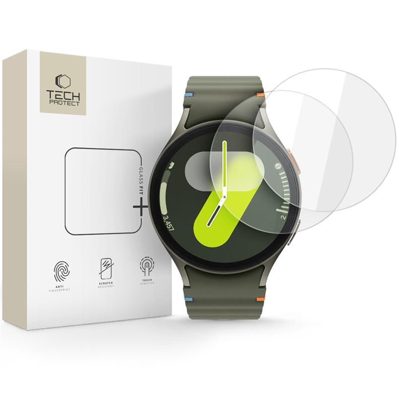 Okosóra üvegfólia - Samsung Galaxy Watch 4 / 5 / 6 / 7 (44mm) - üvegfólia (2db)