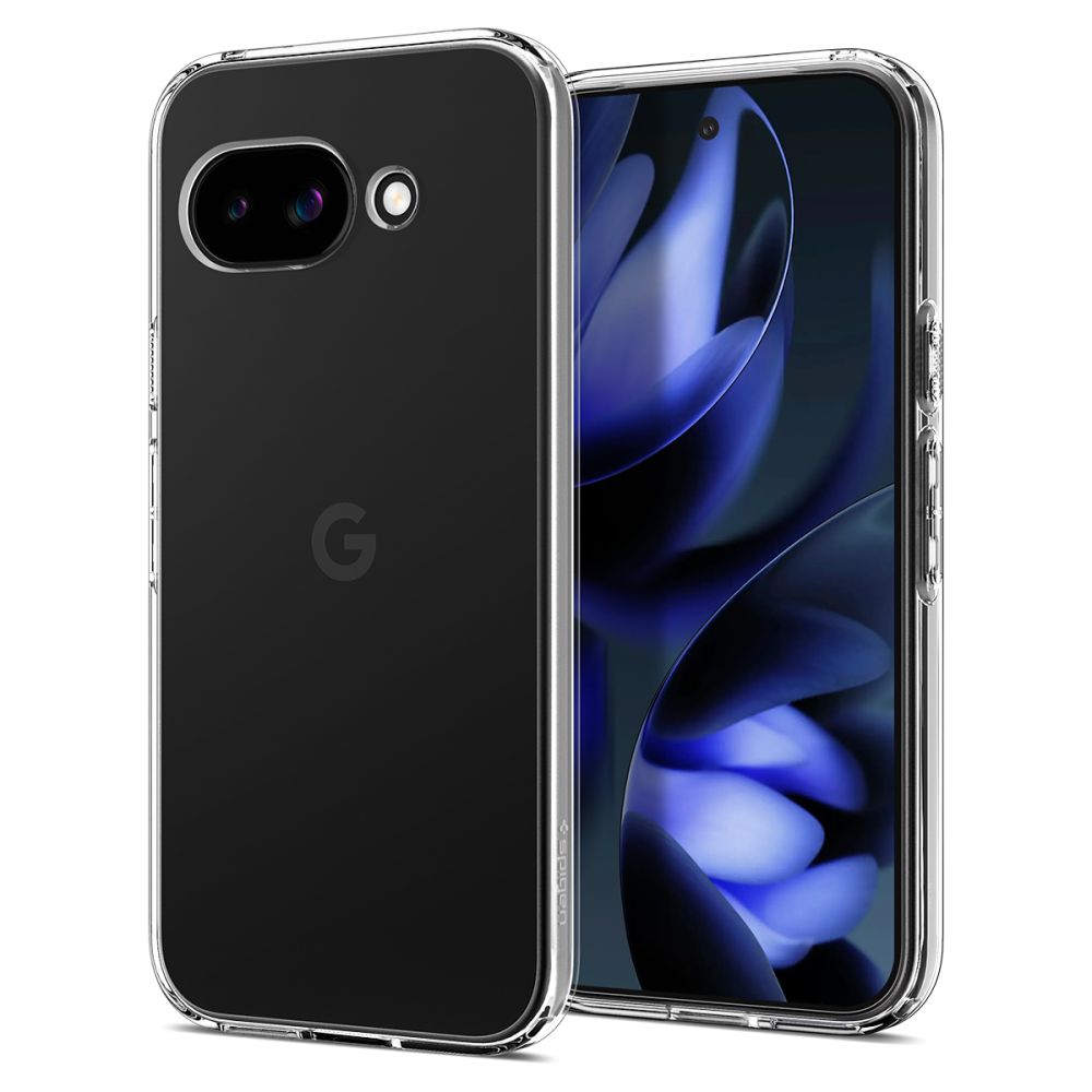 Telefontok Google Pixel 9a - SPIGEN Liquid Crystal Clear - átlátszó hátlap tok