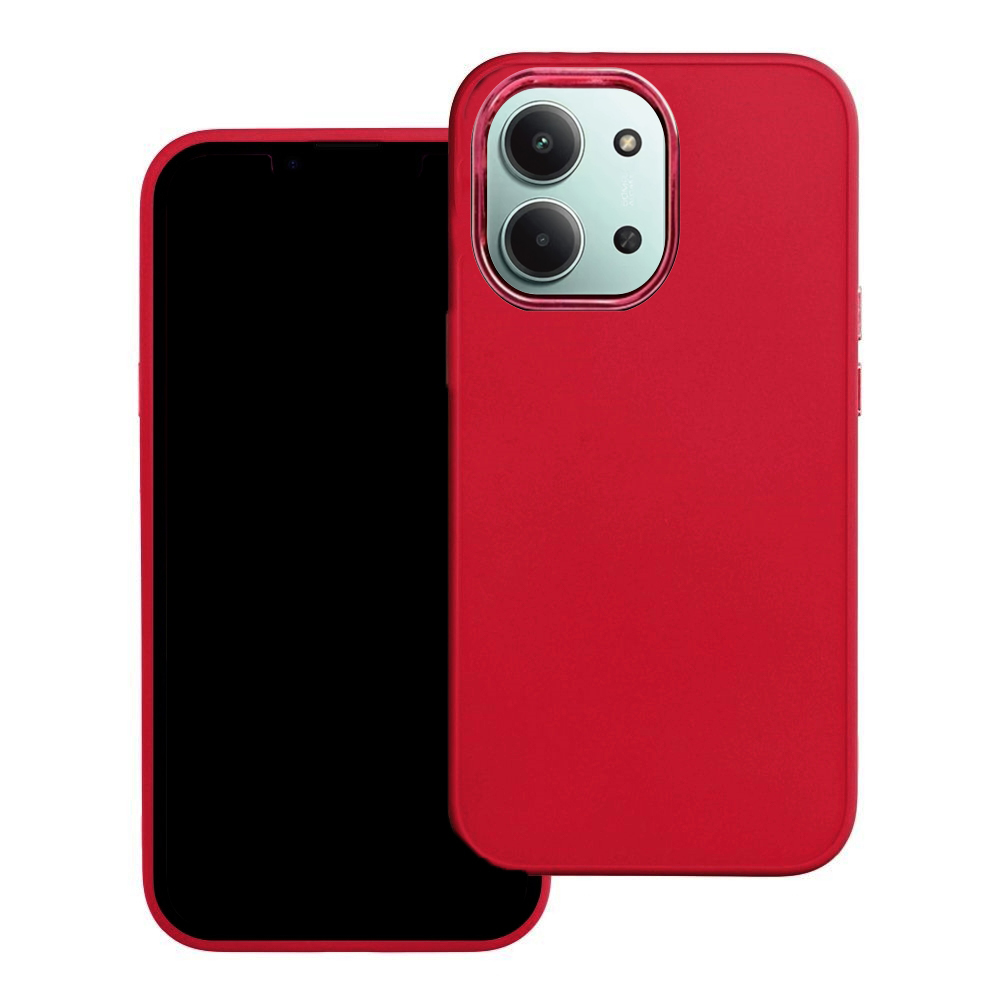 Telefontok Xiaomi Redmi 15C - Frame - magenta műanyag hátlap tok, szilikon kerettel