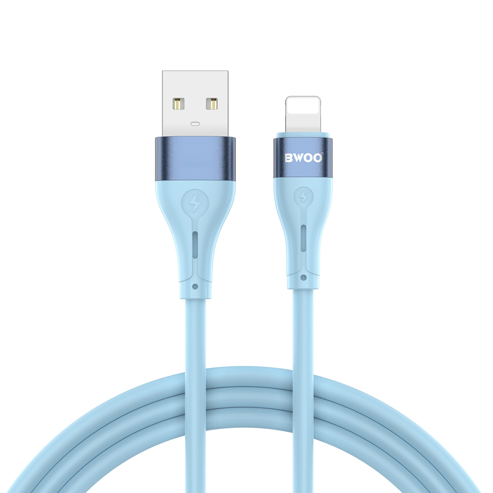 Kábel BWOO X280L - USB / Lightning kék kábel 1m, 3A