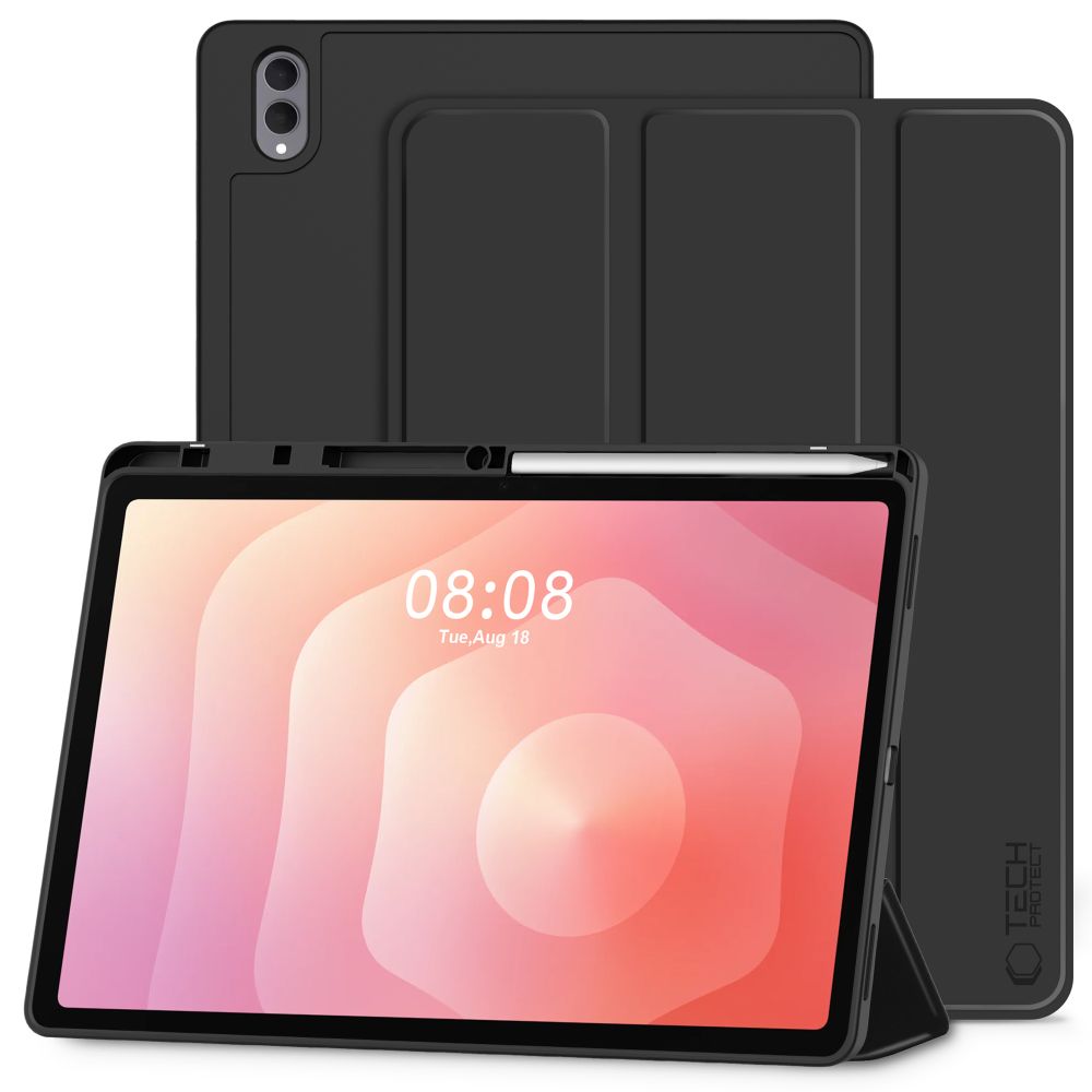 Tablettok Samsung Galaxy Tab S11 ULTRA 14,6 coll (SM-X930, SM-X936B) - fekete smart case ceruza tartóval