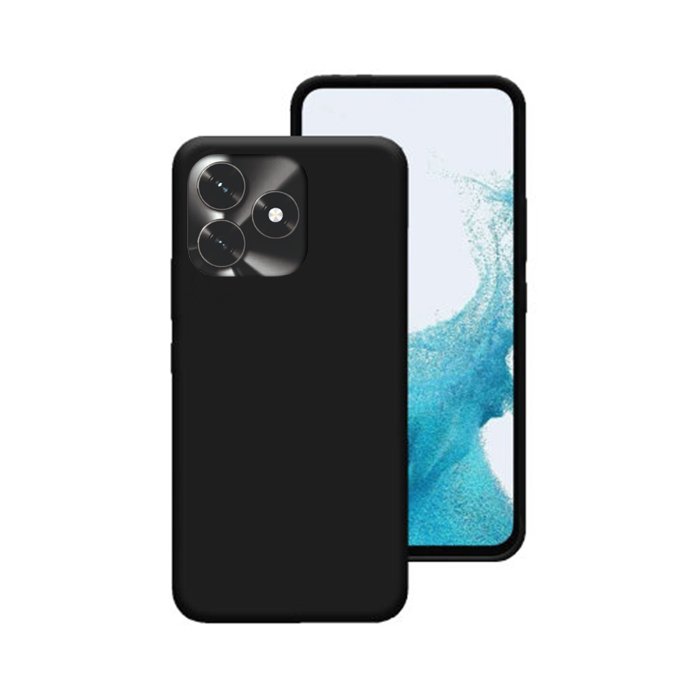 Telefontok Honor X5c Plus - fekete szilikon hátlap tok