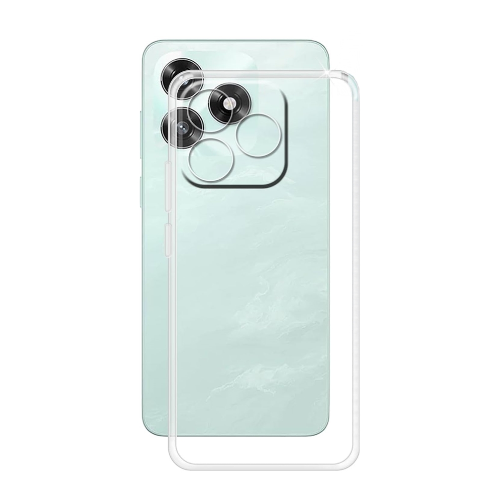 Telefontok Honor X5c Plus - átlátszó szilikon hátlap tok