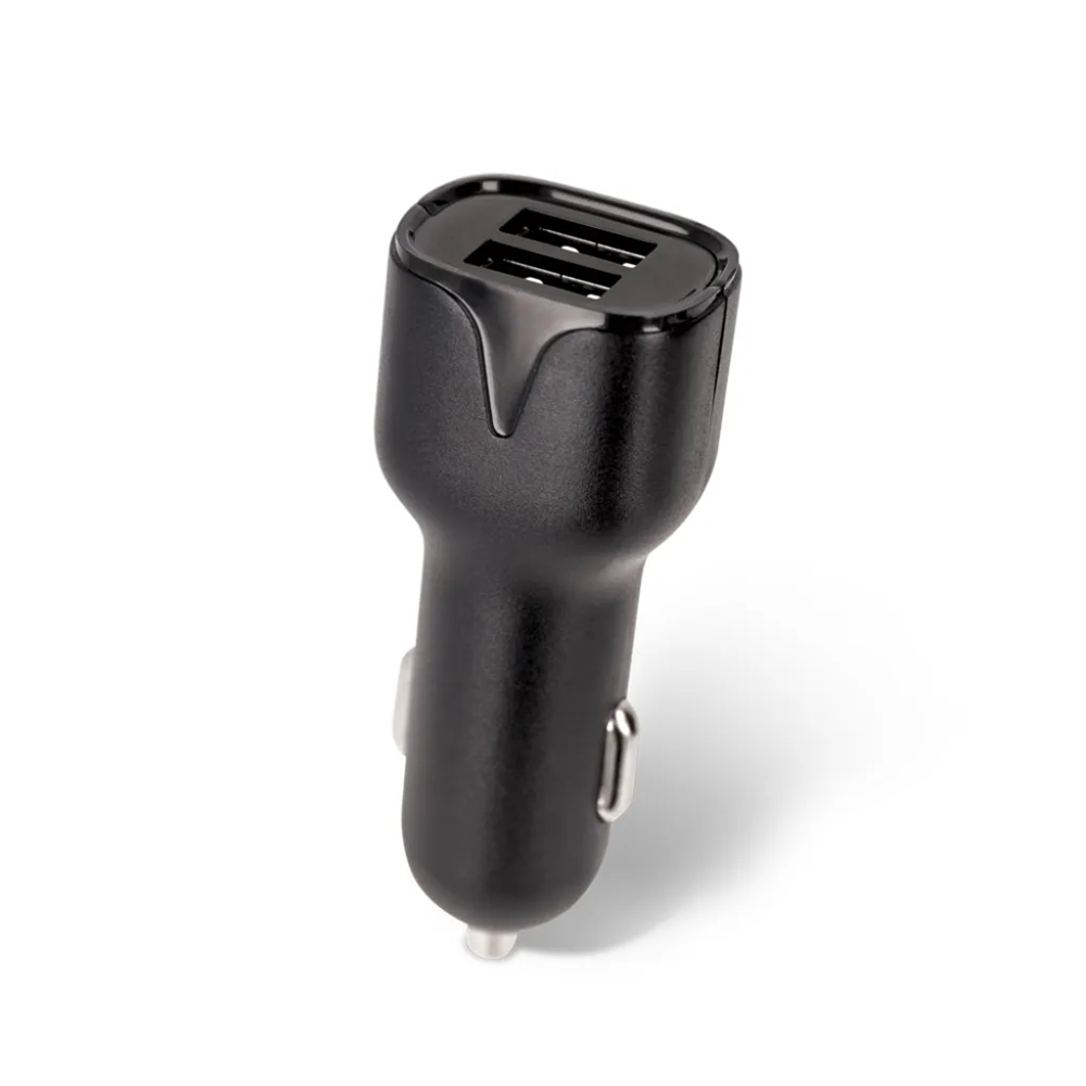 Autós töltő Setty - szivartöltő fej, 2XUSB, 2,4A - fekete