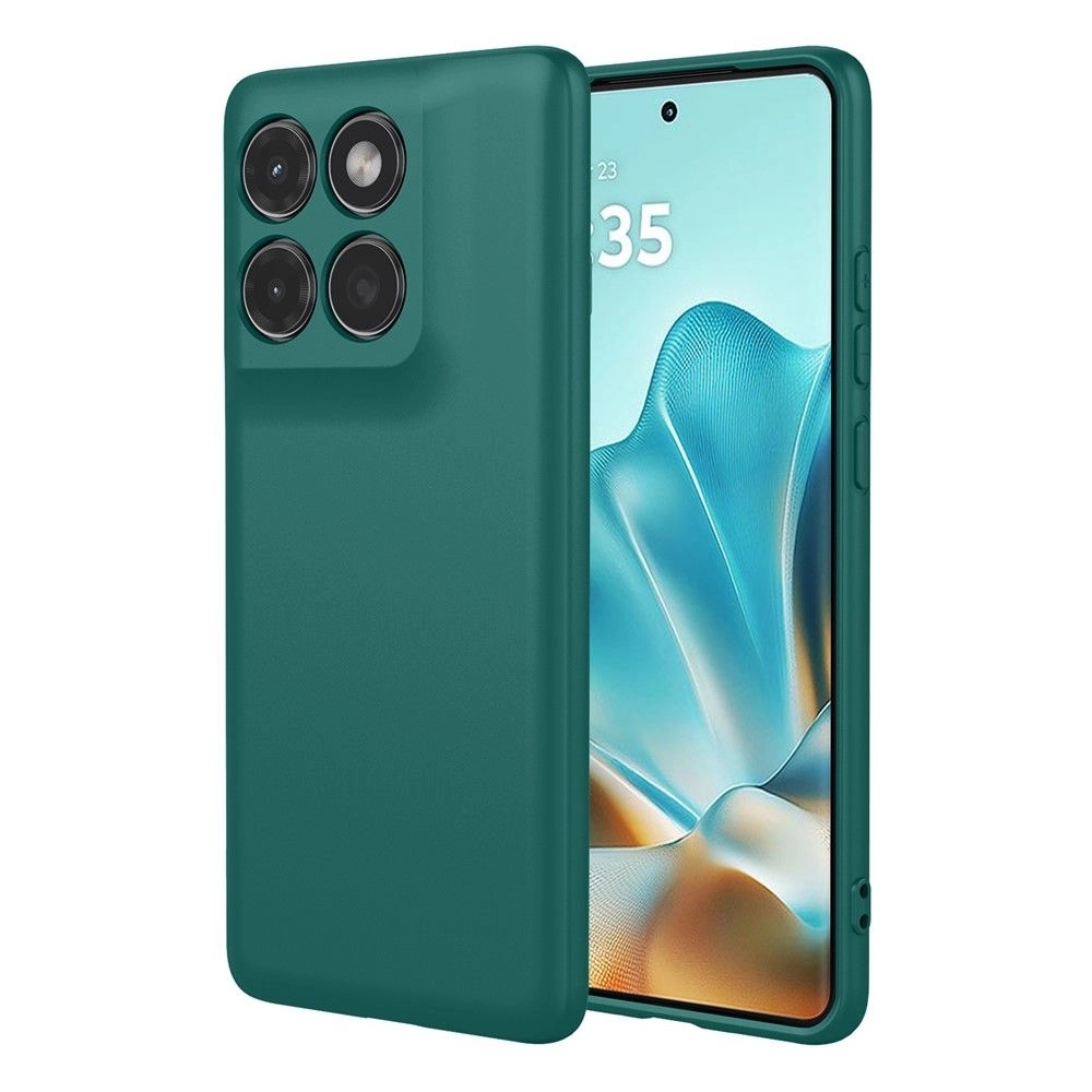 Telefontok Motorola Edge 60 Fusion 5G - zöld szilikon hátlap tok