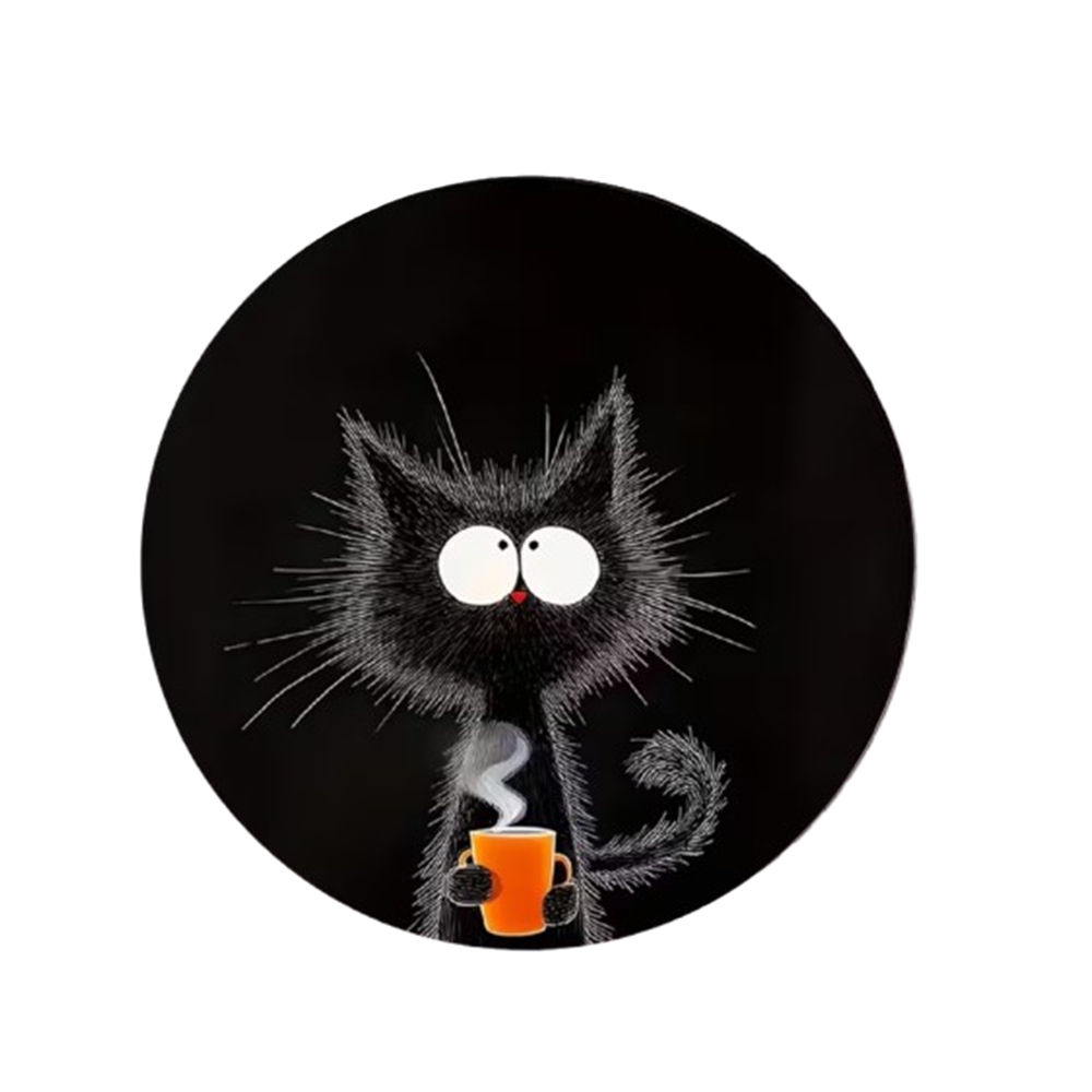 Egérpad - Fekete macska egérpad