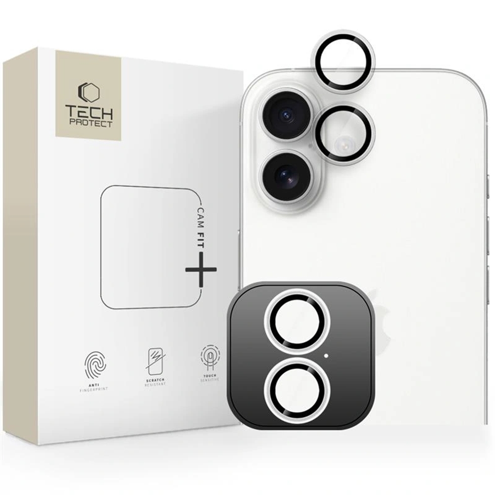 iPhone 17 - kamera üvegfólia fekete kerettel